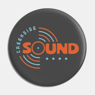 Creekside Sound Record Pin