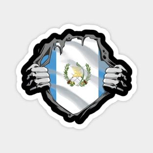 Proud Guatemala Flag, Republica Guatemalan gift heritage, Guatemalan girl Boy Friend Guatemalteco Chapina Magnet