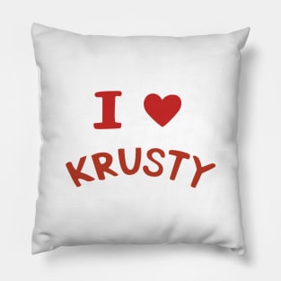 I Love Krusty Pillow