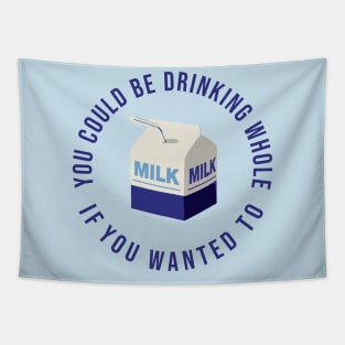 You could be drinking whole milk if you wanted Tapestry