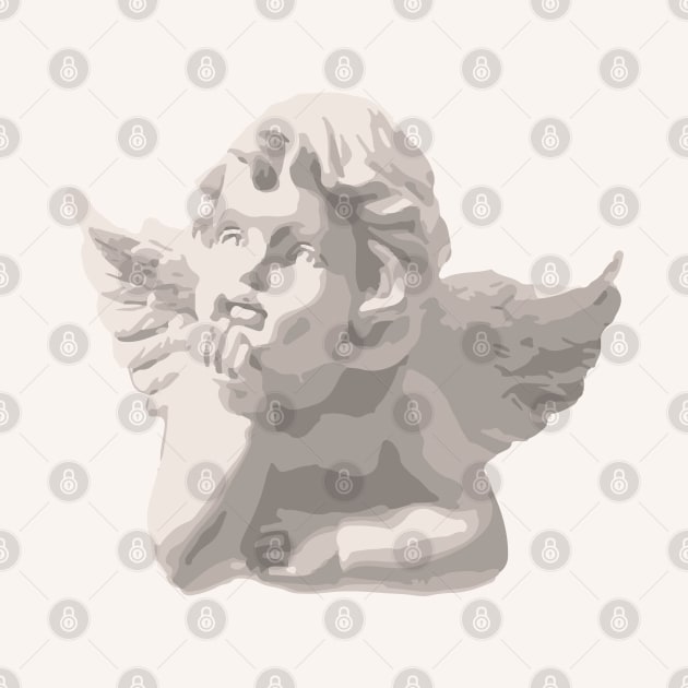 greek baby angel by Venus Print