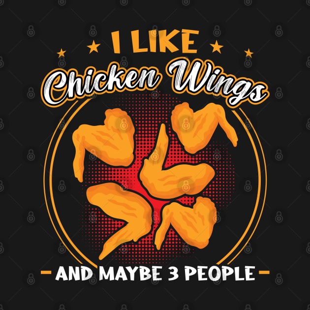 I like Chicken Wings and maybe 3 people by Peco-Designs