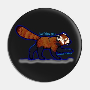 Day 12- Cartoon Red Panda Pin