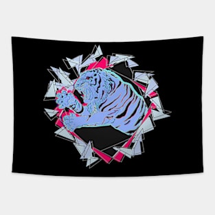 White Tiger | Colorful Tapestry