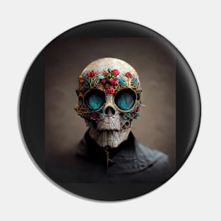 Halloween sugar skull Pin