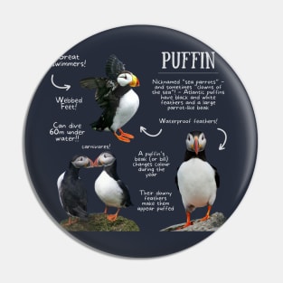 Animal Facts - Puffin Pin