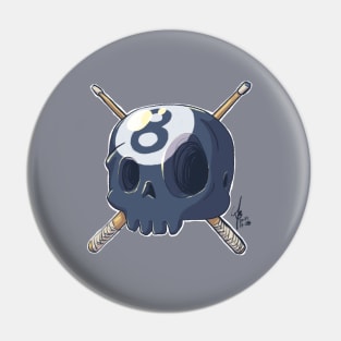 Skull Eightball v2 Pin