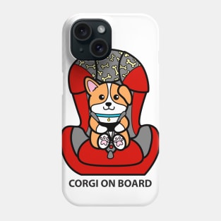 Corgi On Board Phone Case