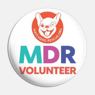 MDR Volunteer Logo Pin