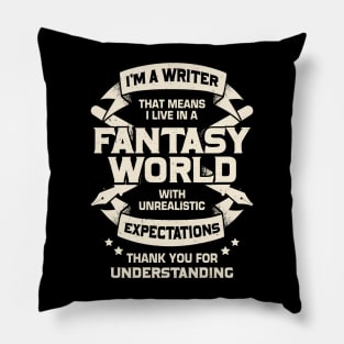 I'm A Writer Book Author Gift Pillow