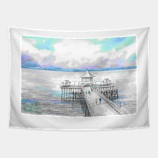 A walk on Clevedon Pier Tapestry