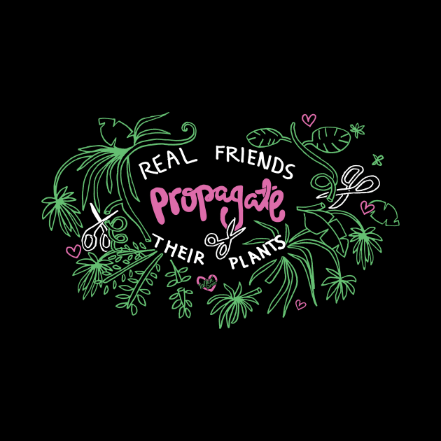 'Real Friends Propagate' Illustrated Tee by Talkin' Sweet