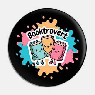 Booktrovert Pin