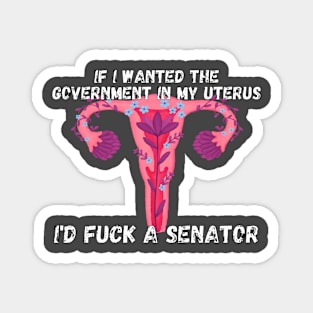 If I Wanted The Government In My Uterus Shirt Magnet