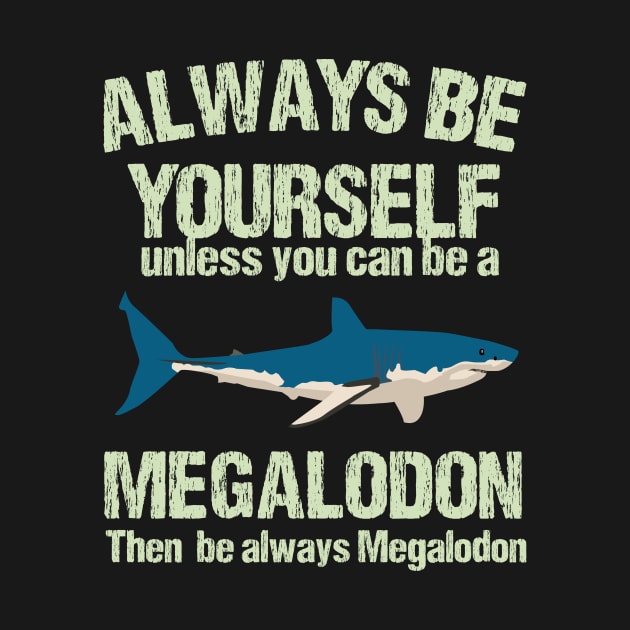 Marine Biologist Biology Megalodon Fathers Day Gift Funny Retro Vintage by zyononzy