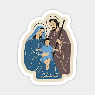 Celebrate the Nativity This Christmas Magnet