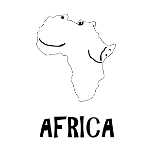 A funny map of Africa 2 T-Shirt