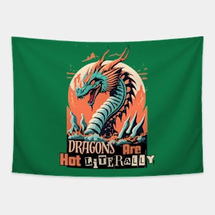 Dragons are hot literally Tapestry