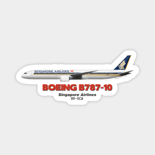 Boeing B787-10 - Singapore Airlines Magnet