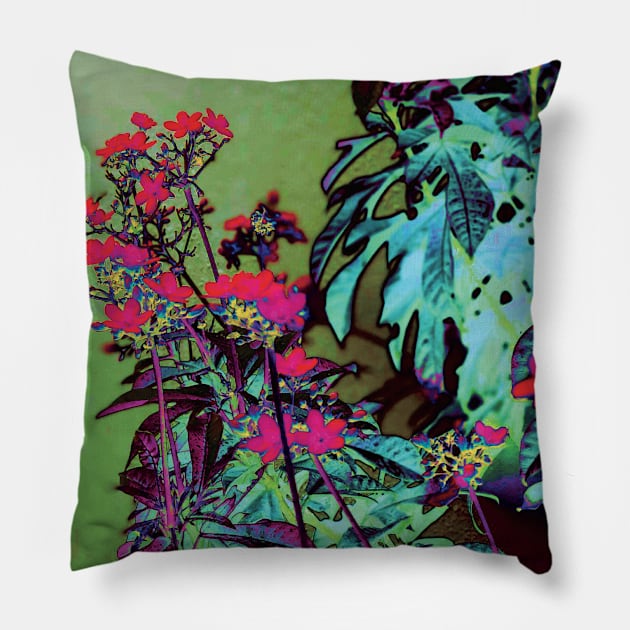 Flower Tree Pillow by Shanzehdesigns