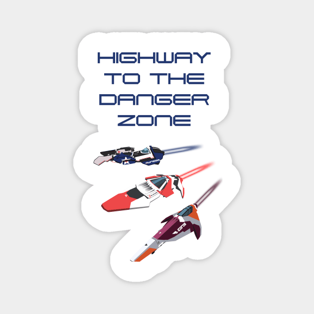 Wipeout to the Danger Zone Magnet by jays2kings