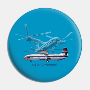 Mil V-12 "Homer" Pin