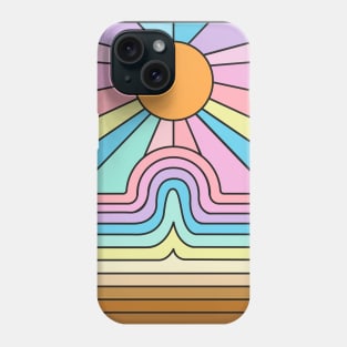 Rainbow No. 1 - The curve flattens and hope shines Phone Case