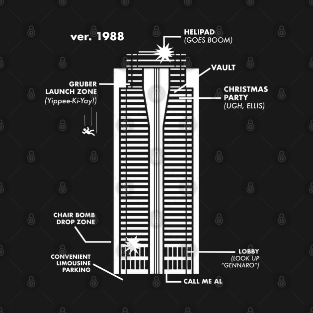 Nakatomi Diagram by PopCultureShirts