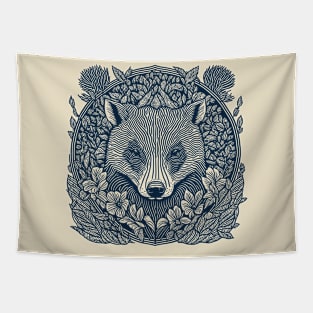 Badger Symmetry Tapestry