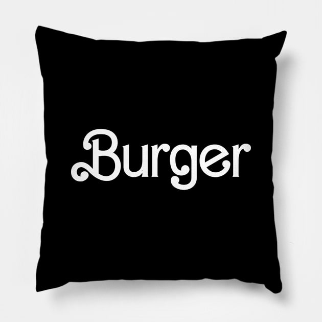 Burger Pillow by Badgirlart