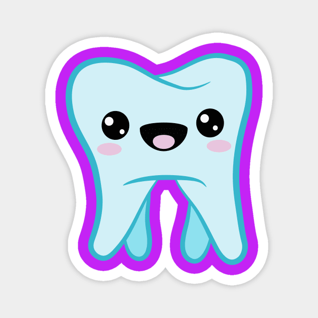 Cute Tooth Y'all Magnet by Tameink