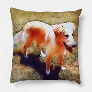 Stunning Golden Retriever Pillow