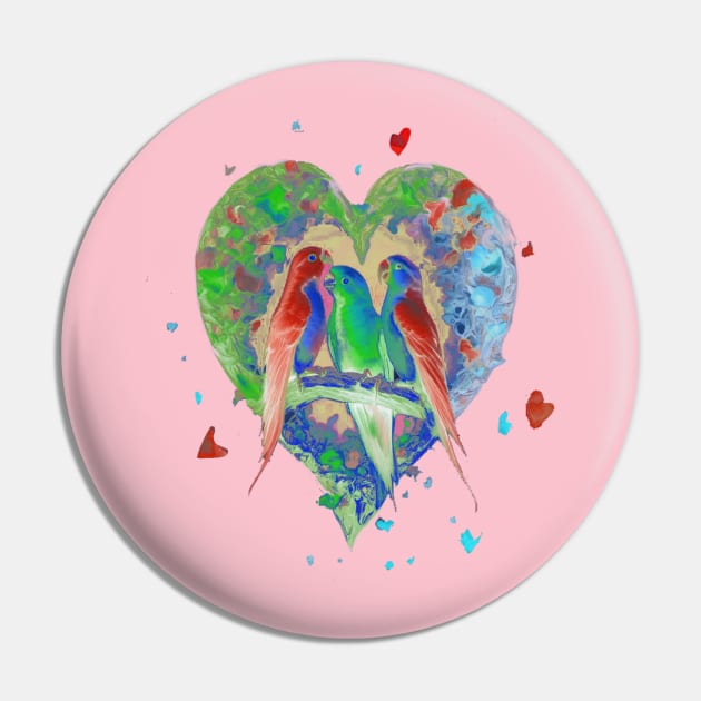 Galentines day and Valentine’s Day happy parrots Pin by sailorsam1805