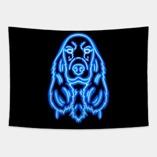 Neon English Cocker Spaniel Tapestry