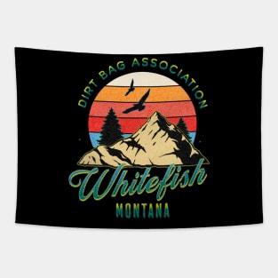 Dirt bag Association whitefish Montana Tapestry