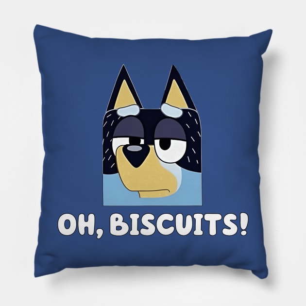 Oh, Biscuits! (Dad) Pillow by jersimage