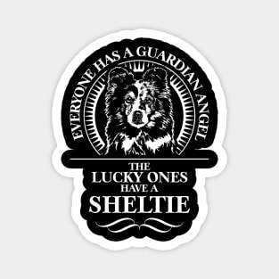 Proud Sheltie Sheepdog Guardian Angel dog mom Magnet