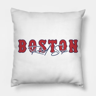 Boston Lettering Big Pillow