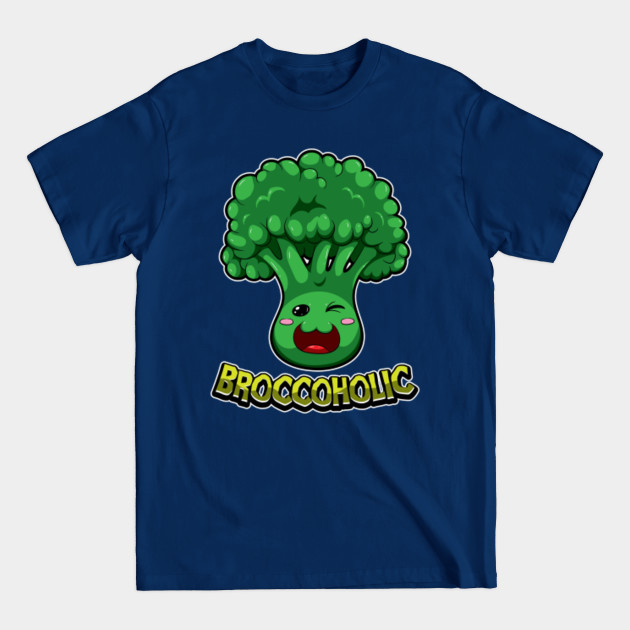 Broccoholic - Broccoli Plant Vegetables Vegan - Vegan - T-Shirt