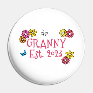 Granny Est 2023 Mother's Day Mothering Sunday Pin