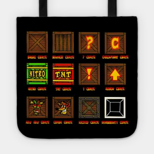 Crash Bandicoot Crates Tote