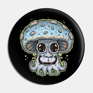 Tentacle Toadstool Pin