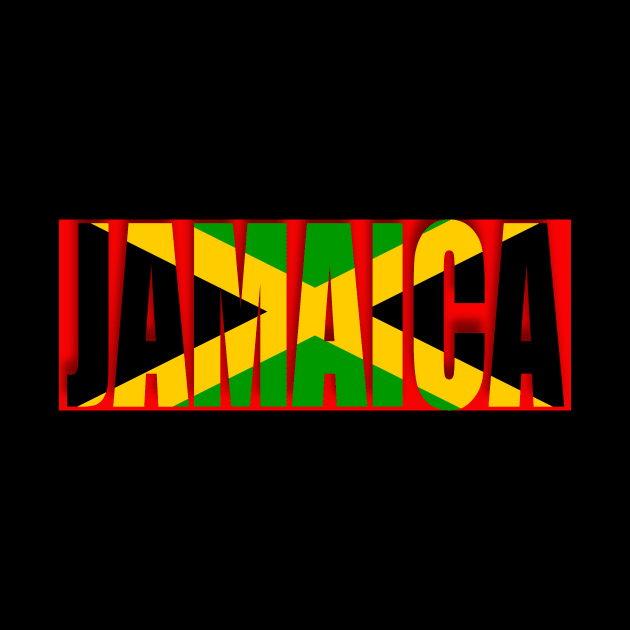 Jamaica in Jamaica Flag by alzo