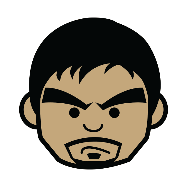 Angry Manny Cartoon Pacquiao Face by airealapparel