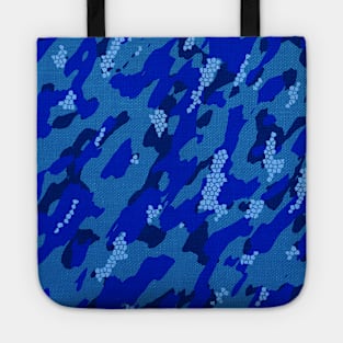 Camouflage - Blue Tote