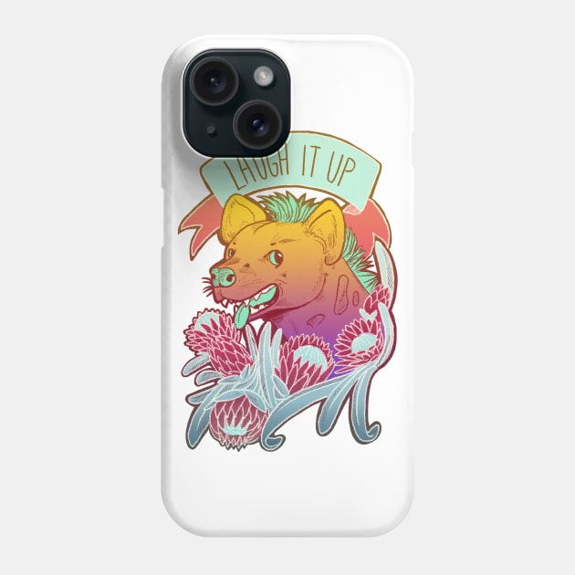 Laughing hyena v.2 Phone Case by iisjah