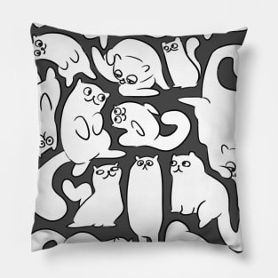 Kitty Square Pillow