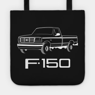 1992-1996 F150 White Print Tote