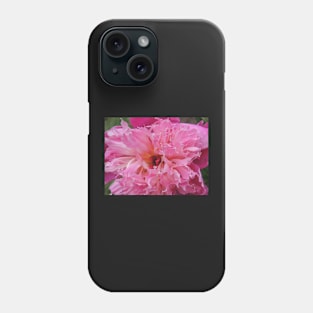 Pink peony Phone Case