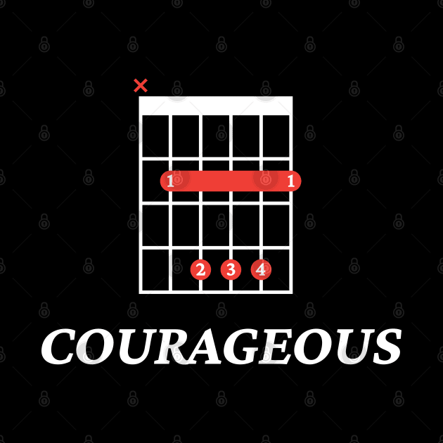 B Courageous B Guitar Chord Tab Dark Theme by nightsworthy